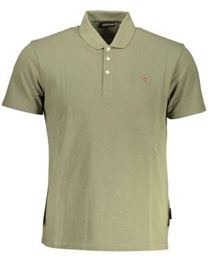 Napapijri Cotton Polo Shirt - Green