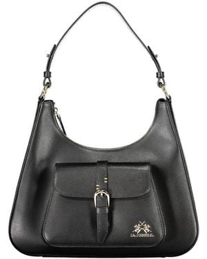 La Martina Leather Handbag - Grey