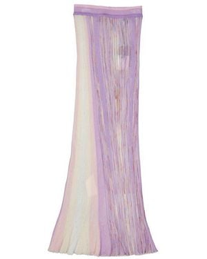 Missoni Elastic Maxi Skirt - Purple