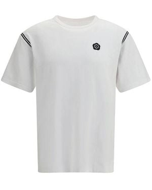 KENZO White Cotton Sportswear - Grey
