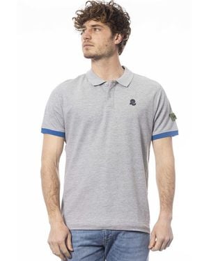 INVICTA WATCH Grey Cotton Men Polo Shirt