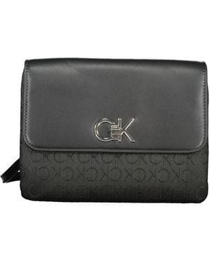 Calvin Klein Black Polyester Handbag