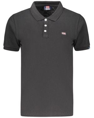 Norway 1963 Black Cotton 's Polo Shirt