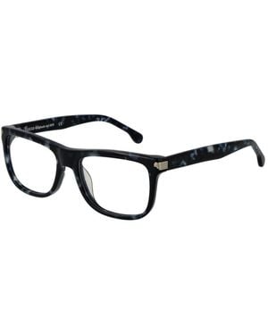 Lozza Blue Cellulose Acetate Glasses (frames) - Black