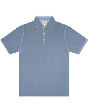 Tramarossa Light Blue Cotton Polo Shirt
