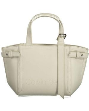 Calvin Klein Polyester Handbag - Metallic