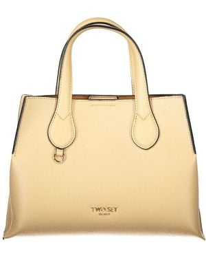 Twinset Twinset Polyurethane Bag - Natural