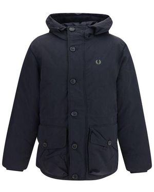 Fred Perry Recycled Polyamide Parka - Blue