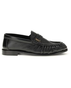 Saint Laurent Black Lamb Ovis Aries Slip