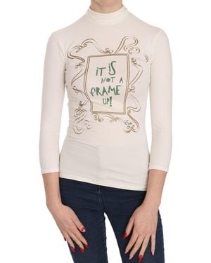 Exte Crew Neck It Is Not A Frame Up! Print Blouse - Multicolour