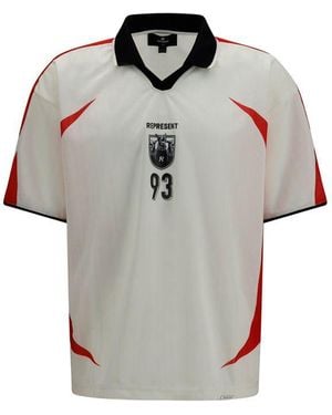Represent White Polyester T - Gray