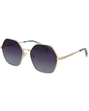 Polaroid Gold Metal Sunglasses - Blue
