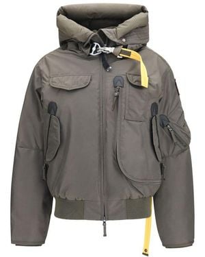 Parajumpers Bicolor Polyamide Bomber - Gray