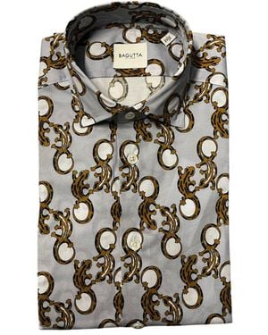 Bagutta Multicolour Cotton Men Shirt