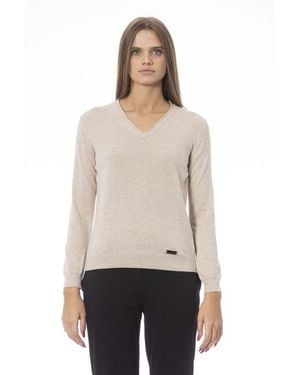 Baldinini Beige Polyamide Jumper - Natural
