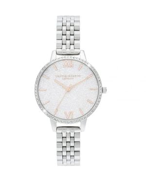 Olivia Burton Silver Stainless Steel Watch - Metallic