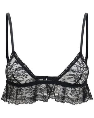 Dolce & Gabbana Black Cotton Bra