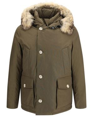 Woolrich Cotton Parka - Green