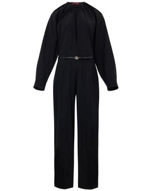 Gucci Black Wool Jumpsuit