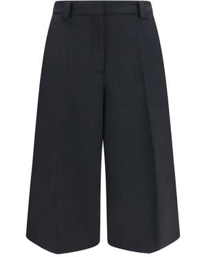 THE LATEST Black Polyester Casual Trousers - Blue