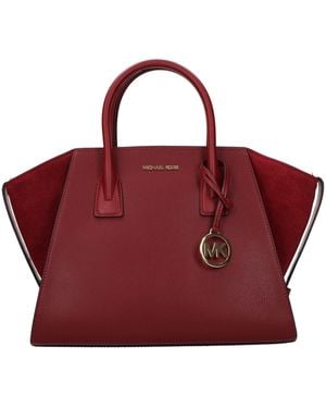 Michael Kors Red Leather Handbag