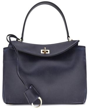 Balenciaga Rodeo Small Shoulder Bag In Used - Blue