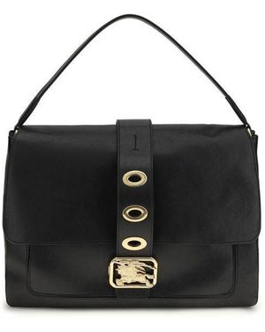 Burberry Black Lamb Ovis Aries Aries Shoulder Bag