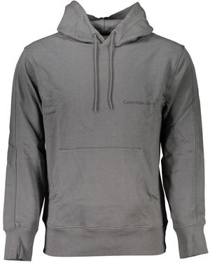 Calvin Klein Elegant Hooded Sweatshirt - Grey