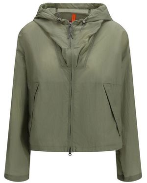 Parajumpers Bicolour Polyamide Shell Jacket - Green