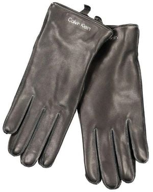 Calvin Klein Nero Wool Men Glove - Gray
