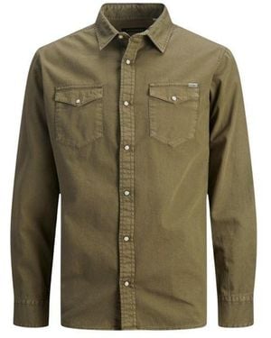 Jack & Jones Green Jeans Shirt