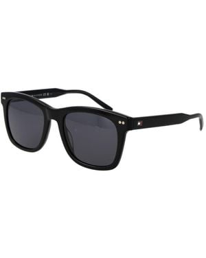 Tommy Hilfiger Black Men Sunglasses