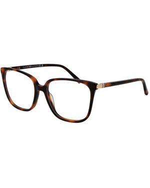 Tommy Hilfiger Brown Acetate Glasses (frames) - Black