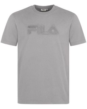 Fila Blue Cotton T - Gray