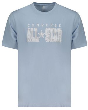 Converse Azzurro Cotton Mens T - Blue