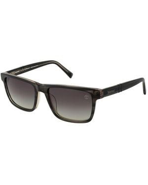 Timberland Grey Acetate Sunglasses - Black