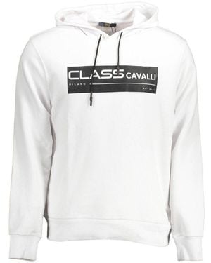 Roberto Cavalli Cotton Sweatshirt - White