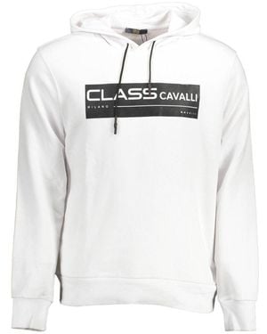 Roberto Cavalli White Cotton Sweater