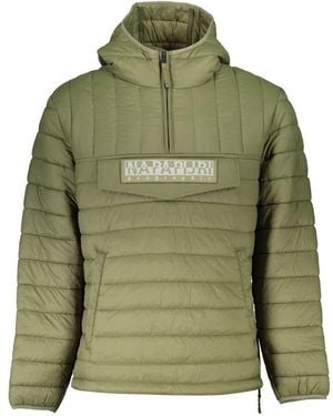 Napapijri Verde Poliammide Men's Jacket - Green