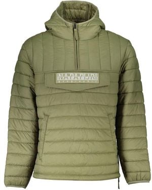 Napapijri Green Polyamide Men Jacket