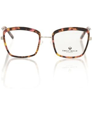 Frankie Morello Red Metallic 's Eyeglass Frame