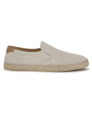 Brunello Cucinelli Grey Calf Leather Bos Taurus Low Top Trainers - Multicolour
