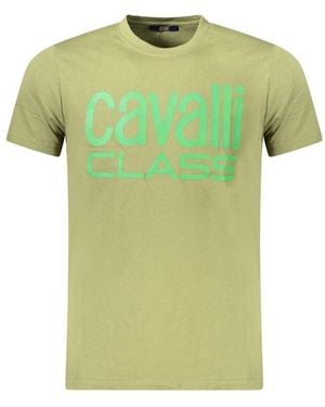 Roberto Cavalli Logo Tee - Green