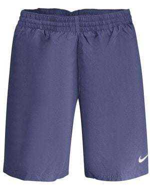 Nike Blue Polyester Men's Swim Boxer