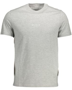 Guess Grey Cotton Men T
