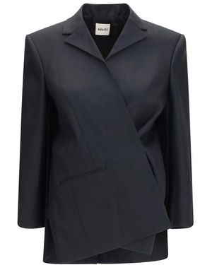KHAITE Black Wool Oves Aries Full - Blue