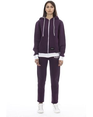 Baldinini Purple Cotton Jumper