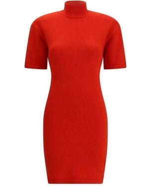 Jacquemus Red Knitted Dress