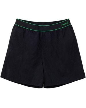 Bottega Veneta Black Polyamide Swim Short - Blue