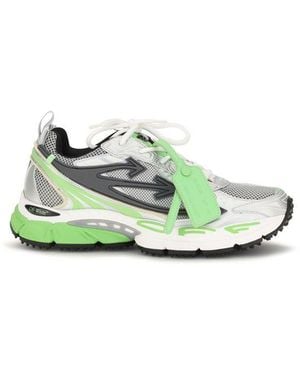 Off-White c/o Virgil Abloh Bicolor Polyethylene Athletic Sneakers - Eu39/us6 - Green